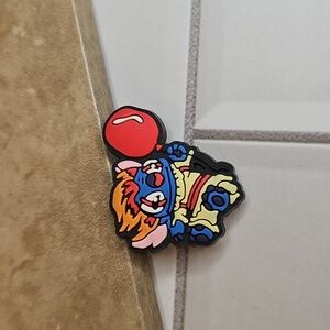 Stitch It Themed Croc Charm with Red Balloon